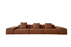 Divano Extrasoft in pelle marrone (Offerta Expo) Living Divani - 6