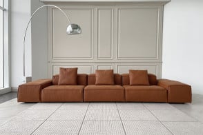 Divano Extrasoft in pelle marrone (Offerta Expo) Living Divani - 6 2