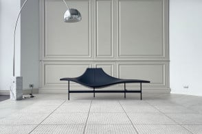 Chaise Longue Terminal 1 in pelle atracite (Offerta Expo) B&B Italia - 7 2