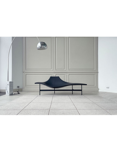 Chaise Longue Terminal 1 in pelle atracite (Offerta Expo) B&B Italia - 2
