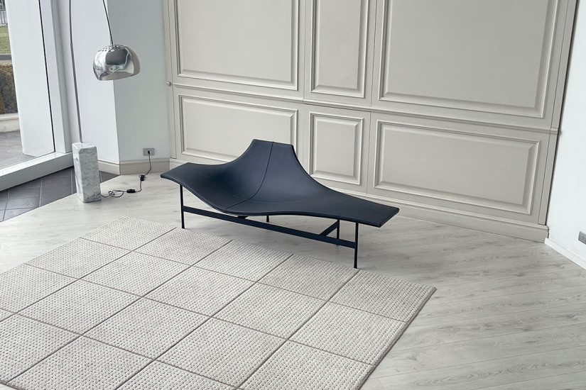 Terminal 1 anthracite leather Chaise Longue (Expo Offer) B&B Italia - 6
