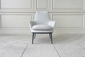 Caratos Gray Fabric Armchair (Expo Offer) Maxalto - 6 2