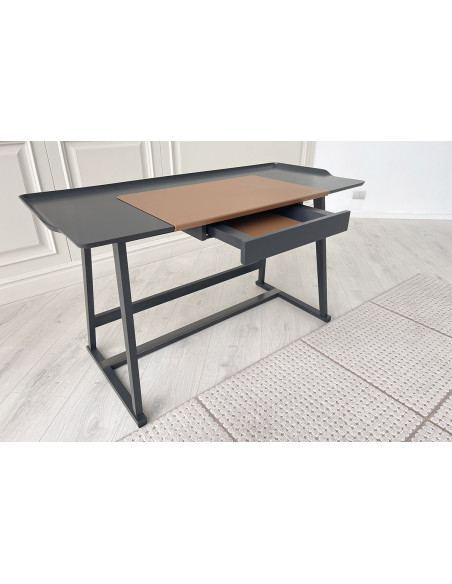Scrittoio Recipio in legno laccato nero  - 5