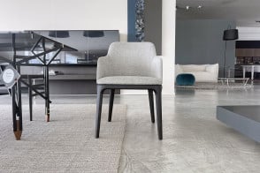 Sedia Grace in tessuto grigio (Offerta Expo)  - Poliform 2