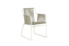 Chaise avec accoudoirs pour extérieur Harp Roda - 1
