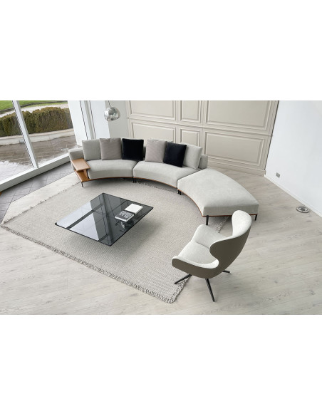 Divano Brera curvo (Offerta Expo) Poliform - 5