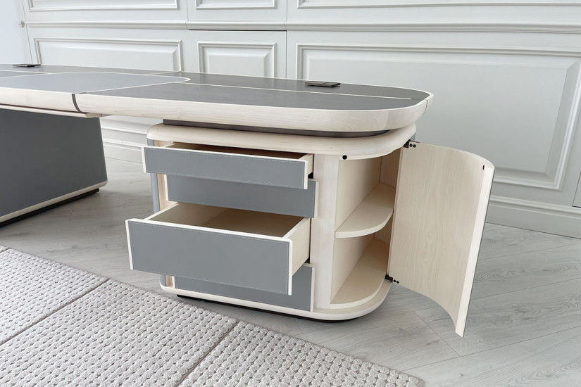 Scrivania Tycoon in mogano (Offerta Expo) Saba - 3