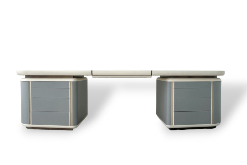Bureau Tycoon en acajou (Offre Expo) Saba - 7