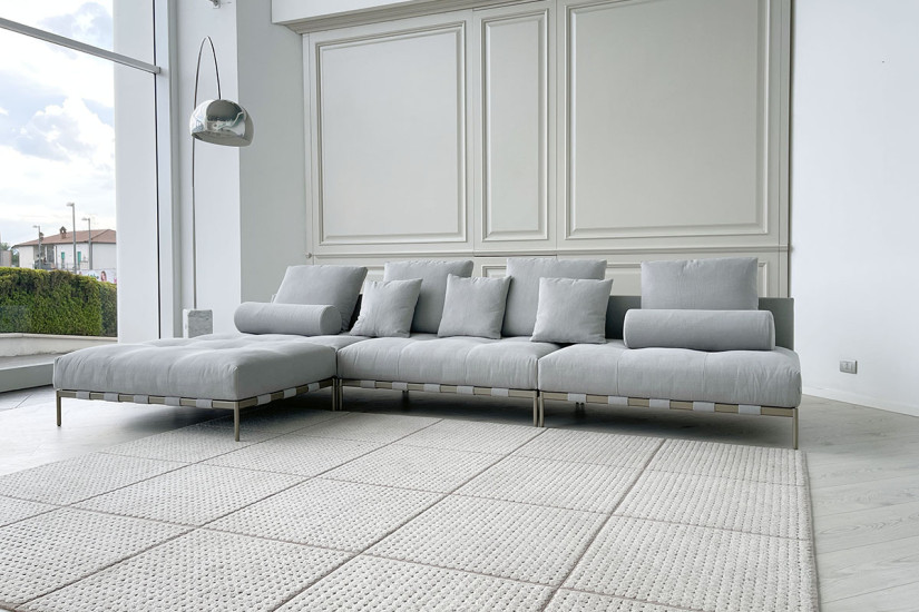 Pixel Light Indoor Grey Sofa (Expo Offer) Saba - 3