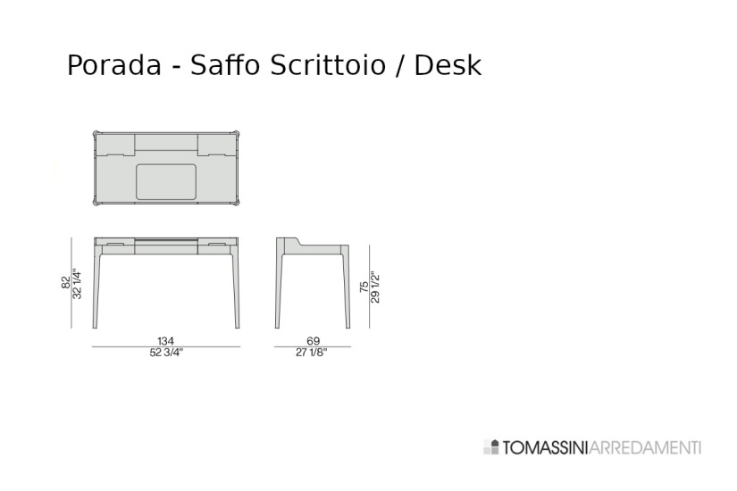 Scrittoio Saffo (Offerta Expo) Porada - 5