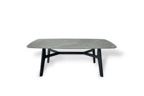 Tavolo Curve in marmo grigio (Offerta Expo) Poliform - 7