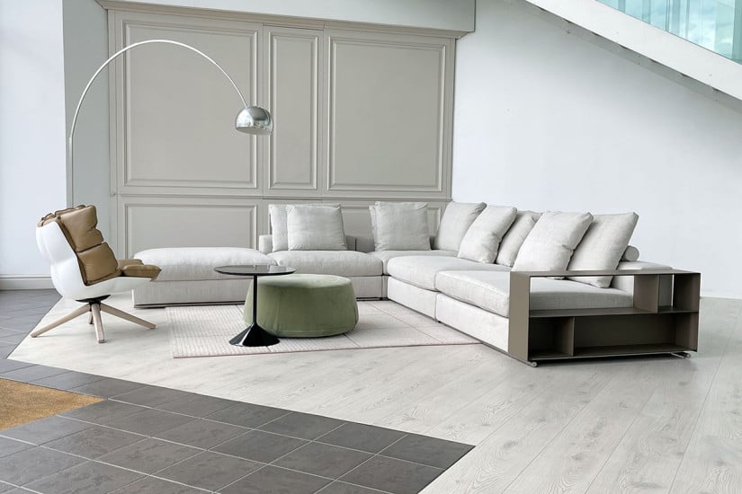 Canapé Groundpiece blanc (Offre Expo) Flexform - 2