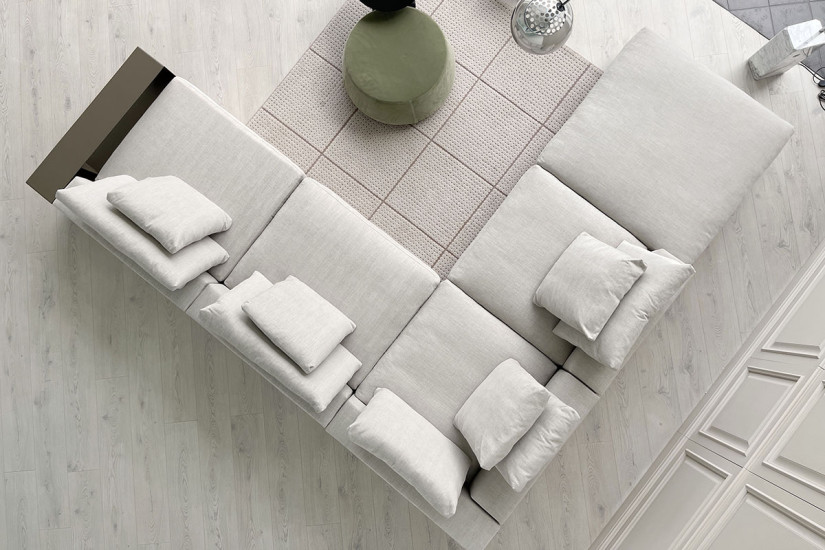 Canapé Groundpiece blanc (Offre Expo) Flexform - 7