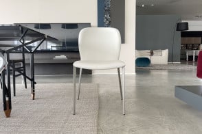 Sedia Nancy ML in pelle bianca (Offerta Expo) Cattelan Italia - 8 2