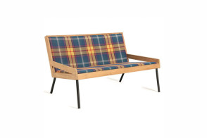 Divanetto per esterno Allaperto Mountain Tartan Ethimo - 1 2