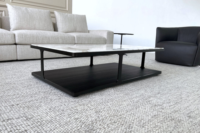 Tavolino Creek en marbre blanc (Offre Expo) Poliform - 2