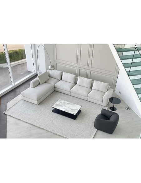 Tavolino Creek in marmo bianco (Offerta Expo) Poliform - 5