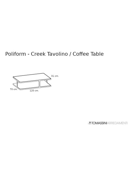 Creek White Marble Coffee Table (Expo Offer) Poliform - 7