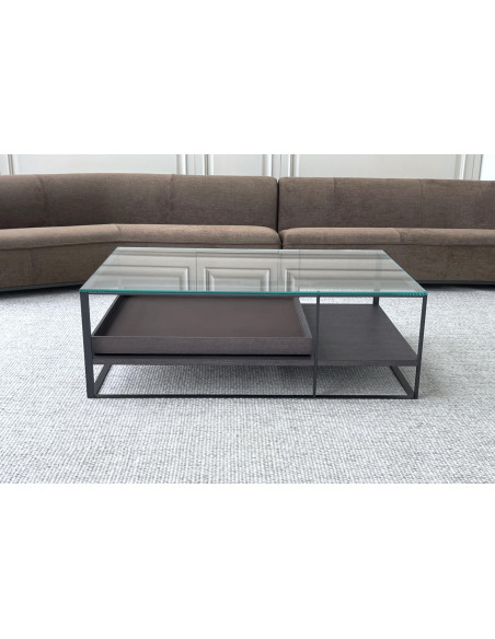 Lithos Oak and Glass Small Table (Expo Offer) Maxalto - 1