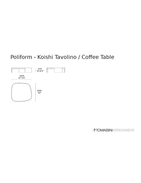 Tavolino Koishi in marmo (Offerta Expo) Poliform - 7