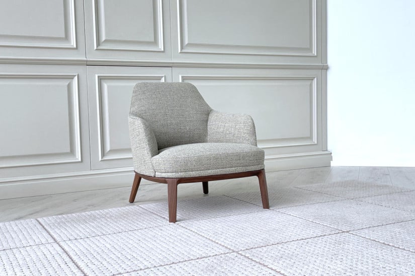 Jane Large Taupe Fabric Armchair (Expo Offer)  - 2