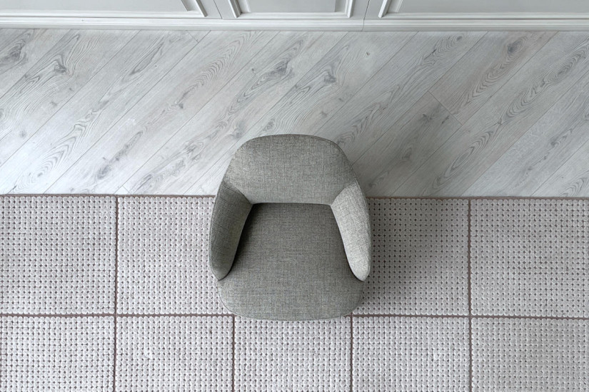 Fauteuil Jane Large en tissu taupe (Offre Expo) - 6