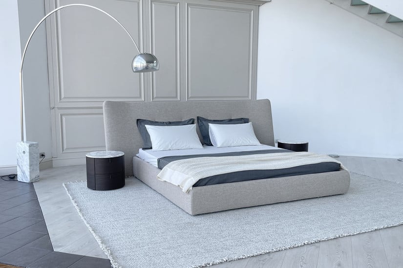 Rever Grey Fabric Bed (Expo Offer)  - 2