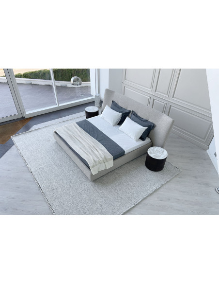 Letto Rever in tessuto grigio (Offerta Expo)  - 4