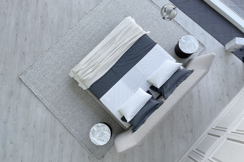 Rever Grey Fabric Bed (Expo Offer)  - 5