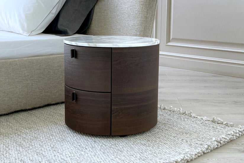 Onda Marble Bedside Table (Expo Offer) Poliform - 3