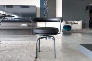 Chaise LC7 en cuir anthracite (Offre Expo) - Cassina 2