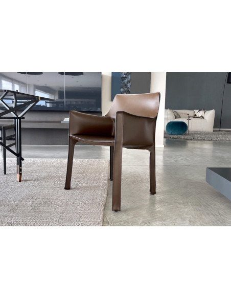 Sedia Cab 413 in cuoio (Offerta Expo)  - 2