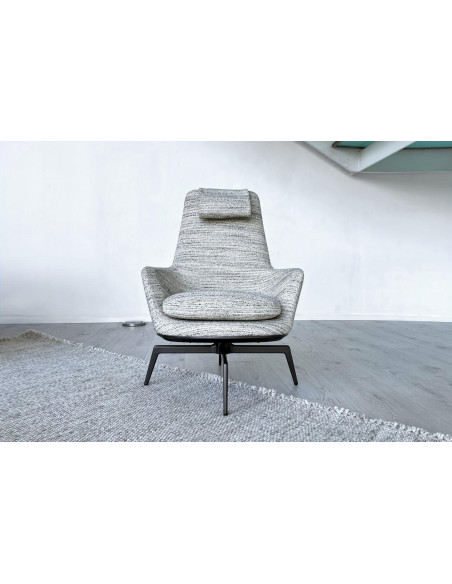 Fauteuil Caratos blanc et noir (Offre Expo) Maxalto - 1