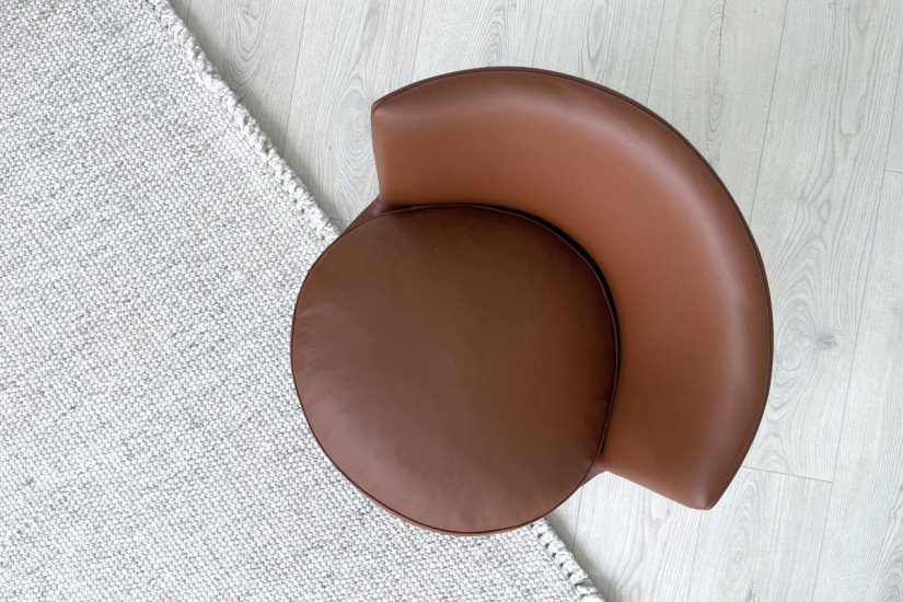 Poltrona Feel Good in pelle marrone (Offerta Expo) Flexform - 2