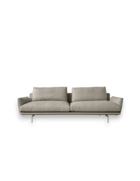 Divano Get Back in pelle tortora (Offerta Expo) Poltrona Frau - 6