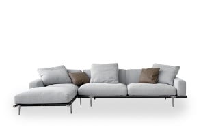 Divano Let It Be in tessuto grigio chiaro (Offerta Expo) Poltrona Frau - 7