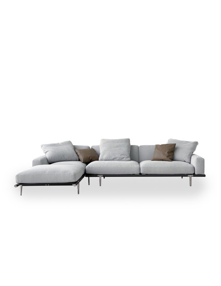Let It Be Light Gray Fabric Sofa (Expo Offer) Poltrona Frau - 7