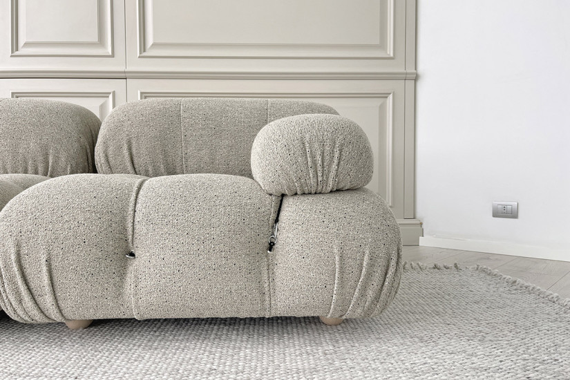Camaleonda Grey and Brown Sofa B&B Italia - 6