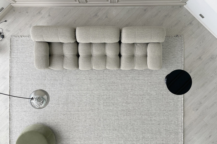Camaleonda Grey and Brown Sofa B&B Italia - 8