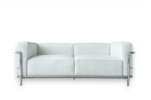 Divano LC3 Fauteuil Grand Confort, Grand Modèle bianco (Offerta Expo) Cassina - 6