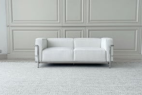 LC3 Fauteuil Grand Confort, Grand Modèle White Sofa (Expo Offer) Cassina - 6 2