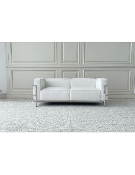 LC3 Fauteuil Grand Confort, Grand Modèle White Sofa (Expo Offer) Cassina - 7
