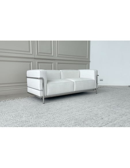 LC3 Fauteuil Grand Confort, Grand Modèle White Sofa (Expo Offer) Cassina - 8