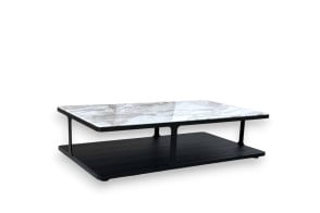 Tavolino Creek en marbre blanc (Offre Expo) Poliform - 6