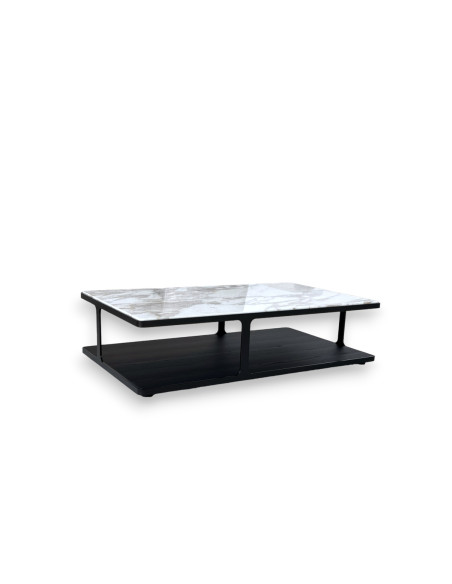 Creek White Marble Coffee Table (Expo Offer) Poliform - 6