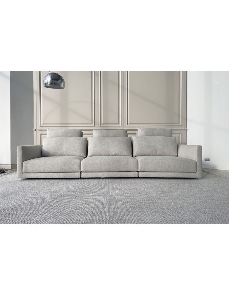 Canapé Bristol en tissu gris (Offre Expo) Poliform - 1