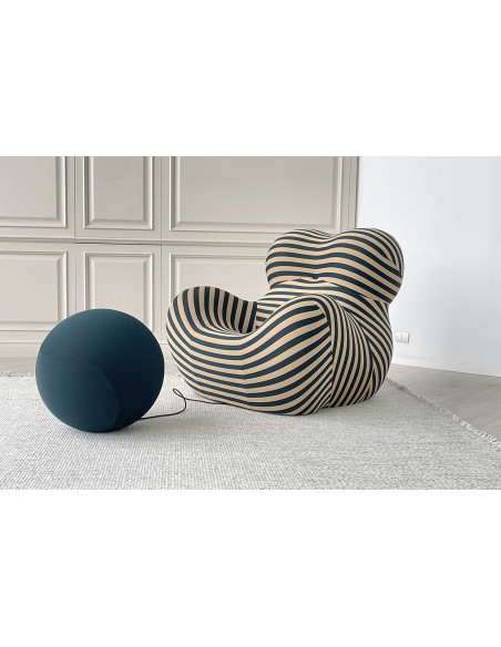 Fauteuil Up 50 en tissu bicolore (Offre Expo) B&B Italia - 4