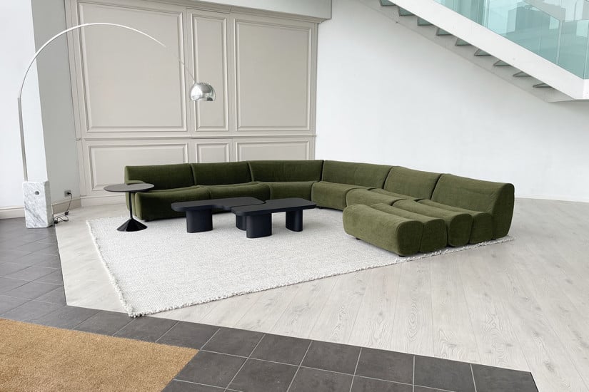 Canapé Ernest en tissu vert (Offre Expo) Poliform - 2