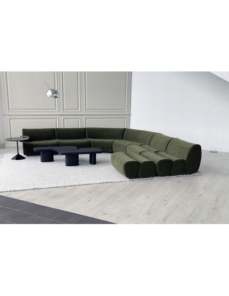 Divano Ernest in tessuto verde (Offerta Expo) Poliform - 3