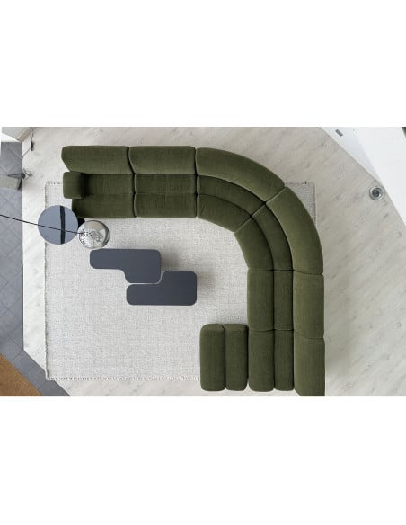 Divano Ernest in tessuto verde (Offerta Expo) Poliform - 6